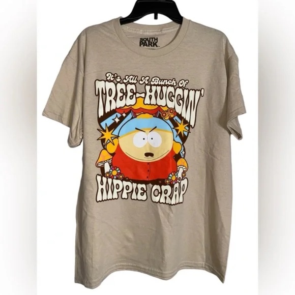 NWOT! South Park Tree Huggin Hippie Crap TShirt - Picture 2 of 3